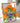 Flower frame - orange roses
